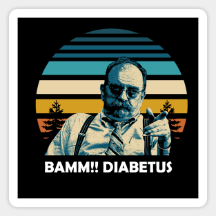 Bamm! Diabetus Sunset Magnet